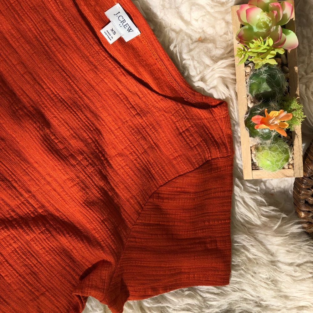 J crew cap sleeve shirt